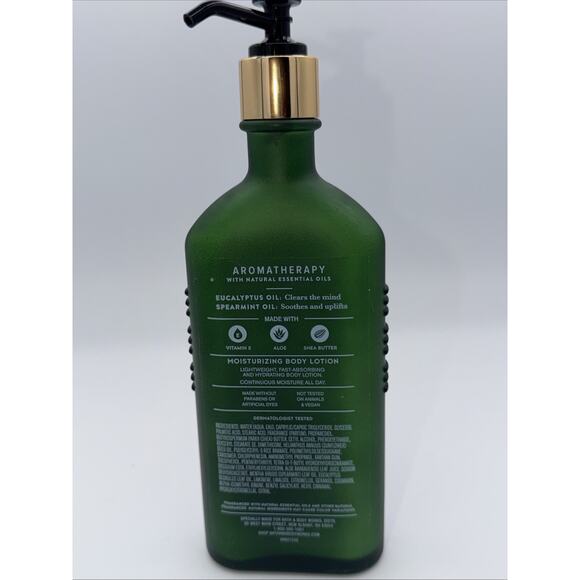 Bath Body Works AROMATHERAPY STRESS RELIEF Eucalyptus Spearmint Lotion 6.5 oz - Picture 2 of 5